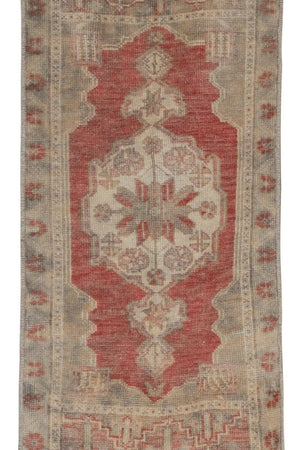 Vintage Turkish Yastik Rugs Set of 2 | 17'' x 35''