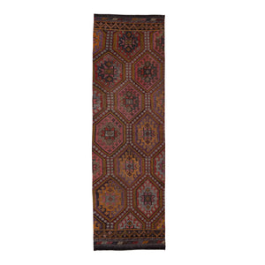 Vintage Turkish Jajim Runner 2'11'' x 9'5''