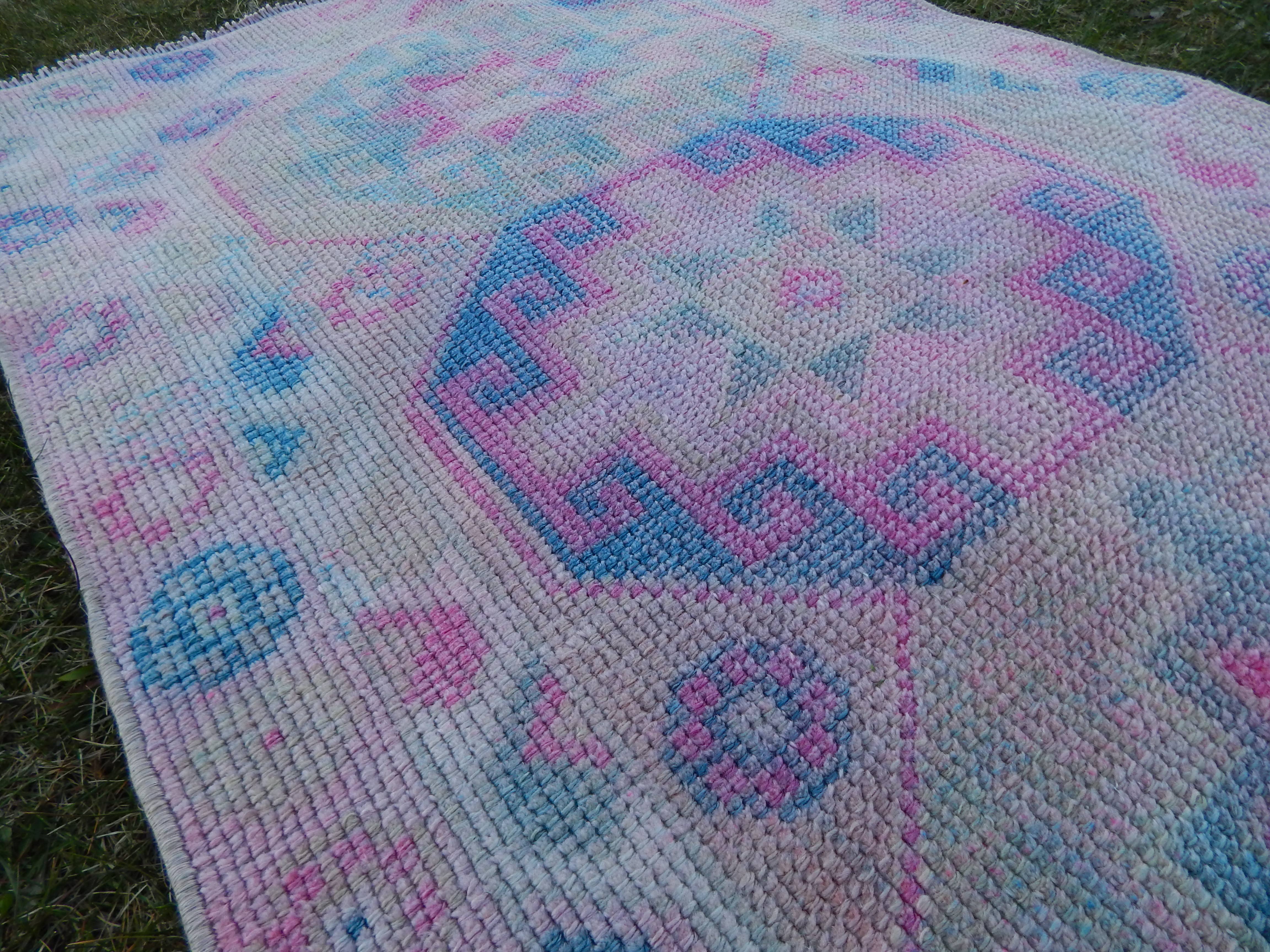 Vintage Turkish Kilim Runner 2'7'' x 11'11''