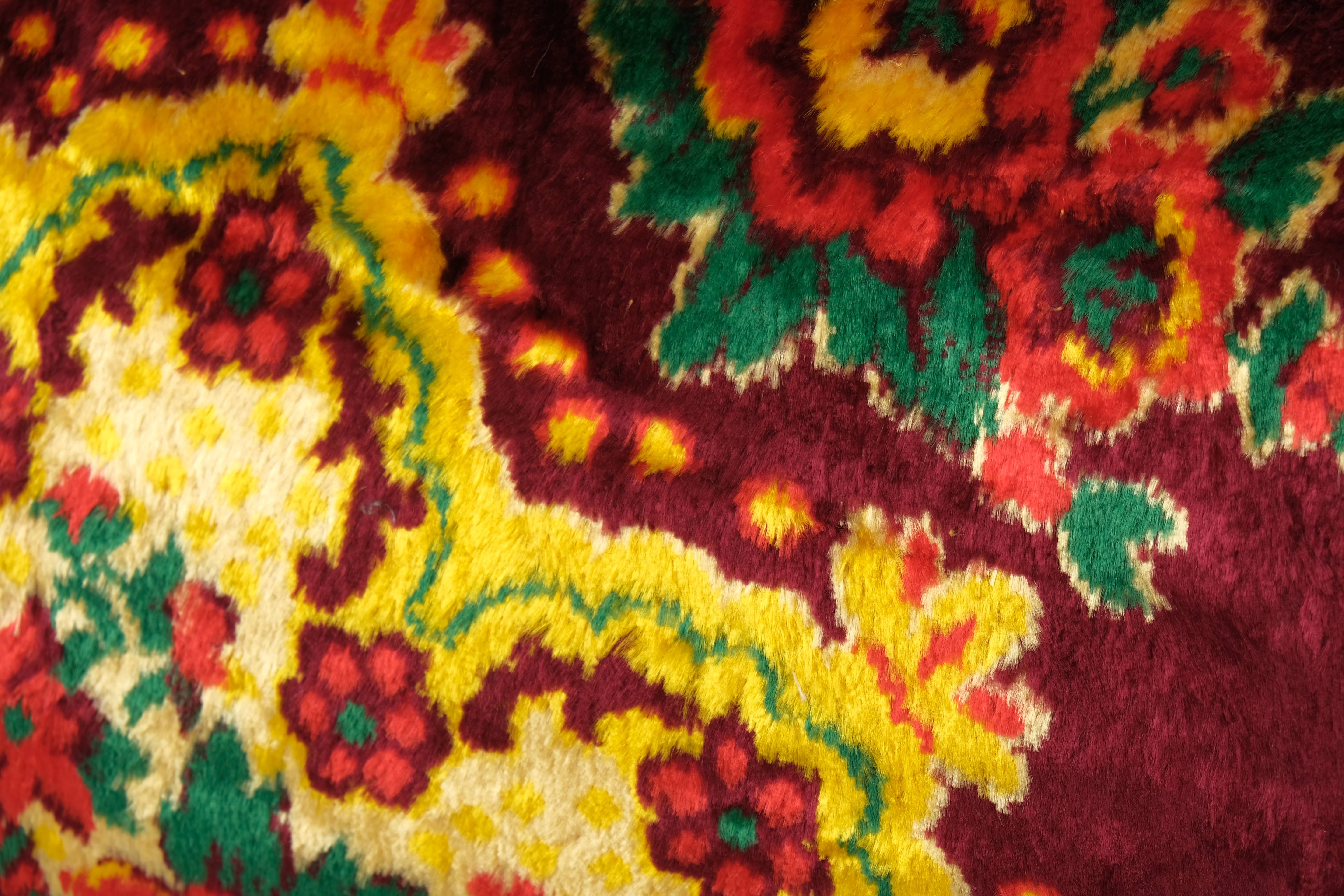 Silk Ikat Velvet Pillow Cover | 18'' x 40''