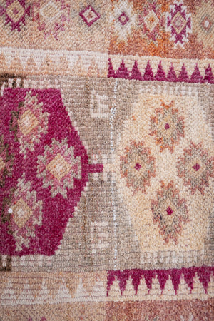 Vintage Kurdish Runner Rug 2'8'' x 10'4''