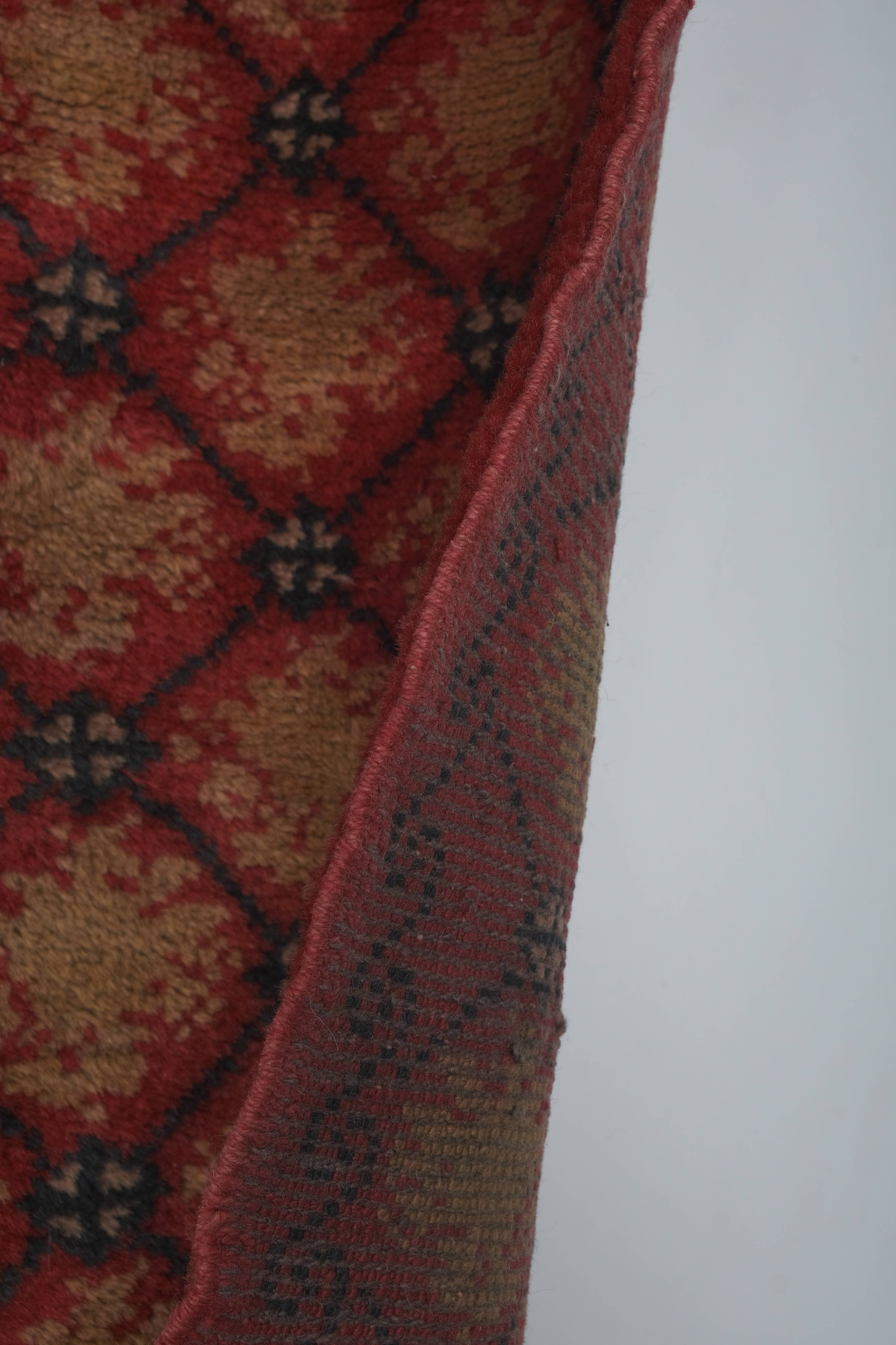 Vintage Turkish Tulu Rug 4'3'' x 5'7''