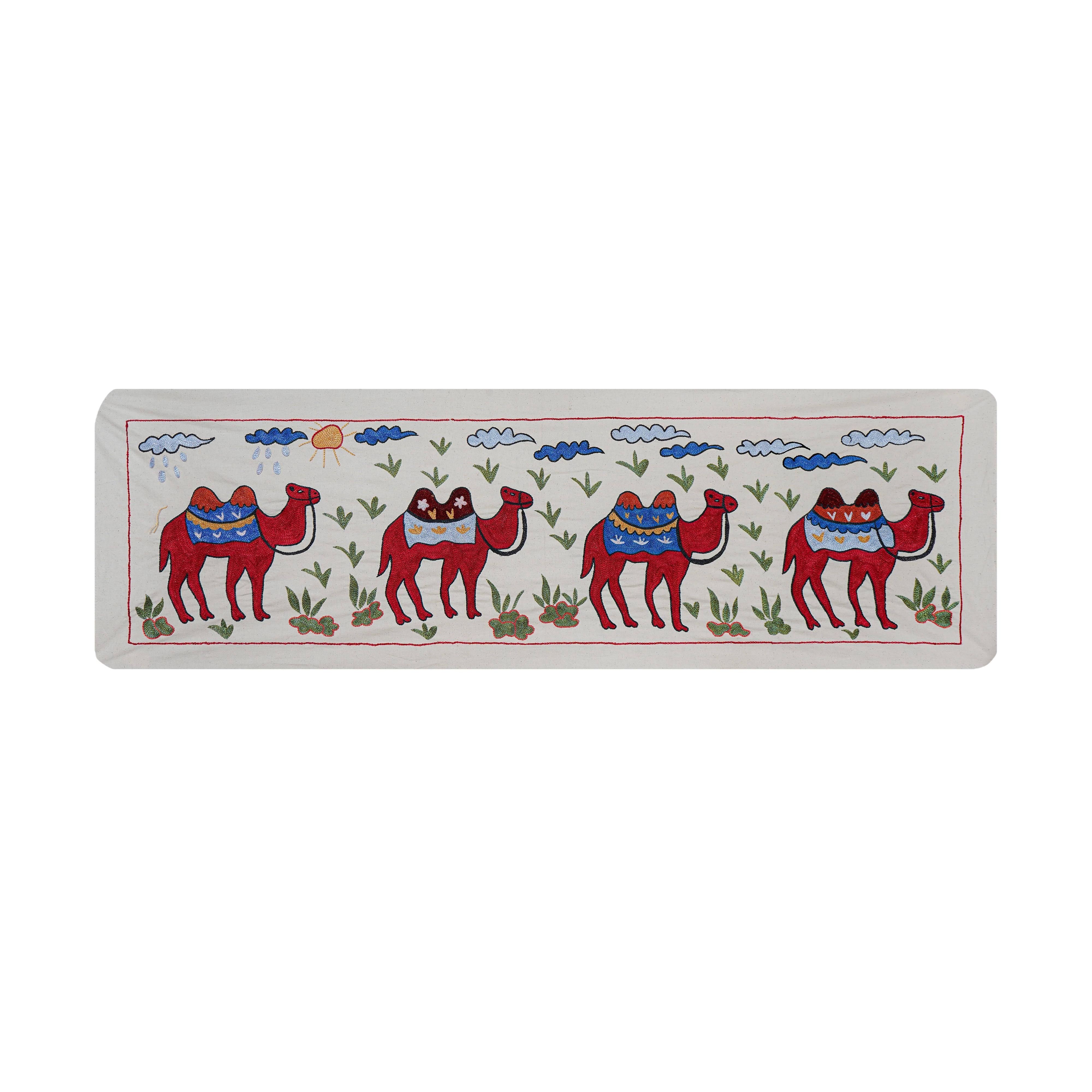 Suzani Wall Hanging & Tablecloth | 19'' x 57''