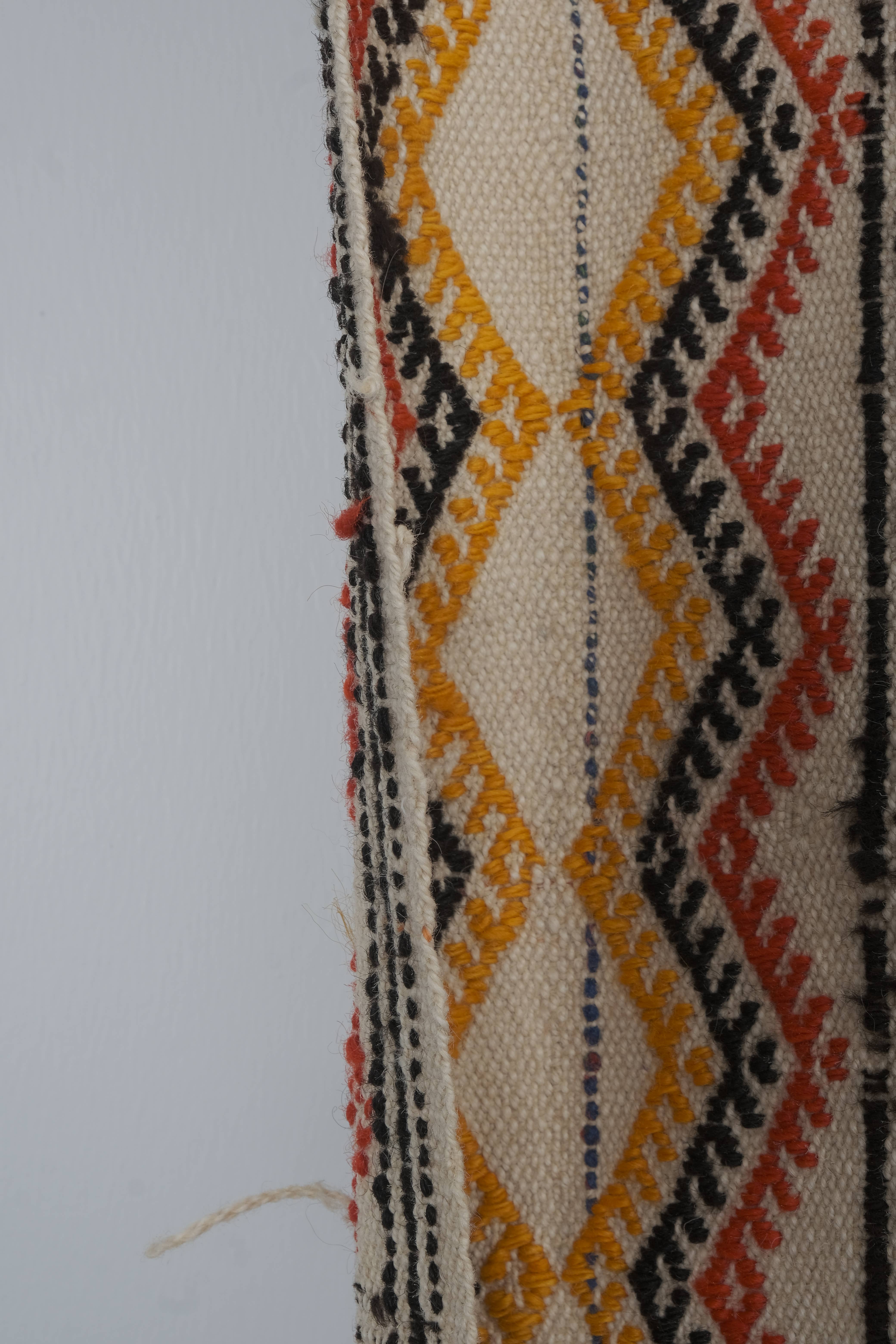 Vintage Turkish Kilim Runner 2'1'' x 15'2''