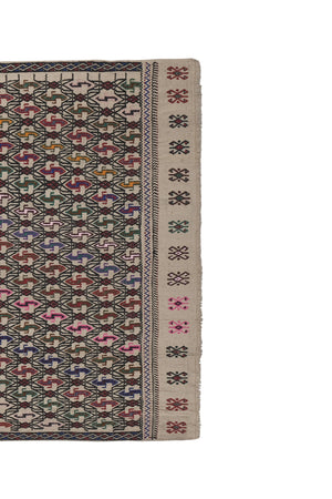 Vintage Turkish Kilim Rug 5'' x 9''