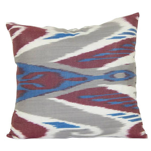 Silk Ikat Velvet Pillow Cover | 13'' x 15''