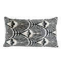 Silk Ikat Velvet Pillow Cover | 16'' x 22''