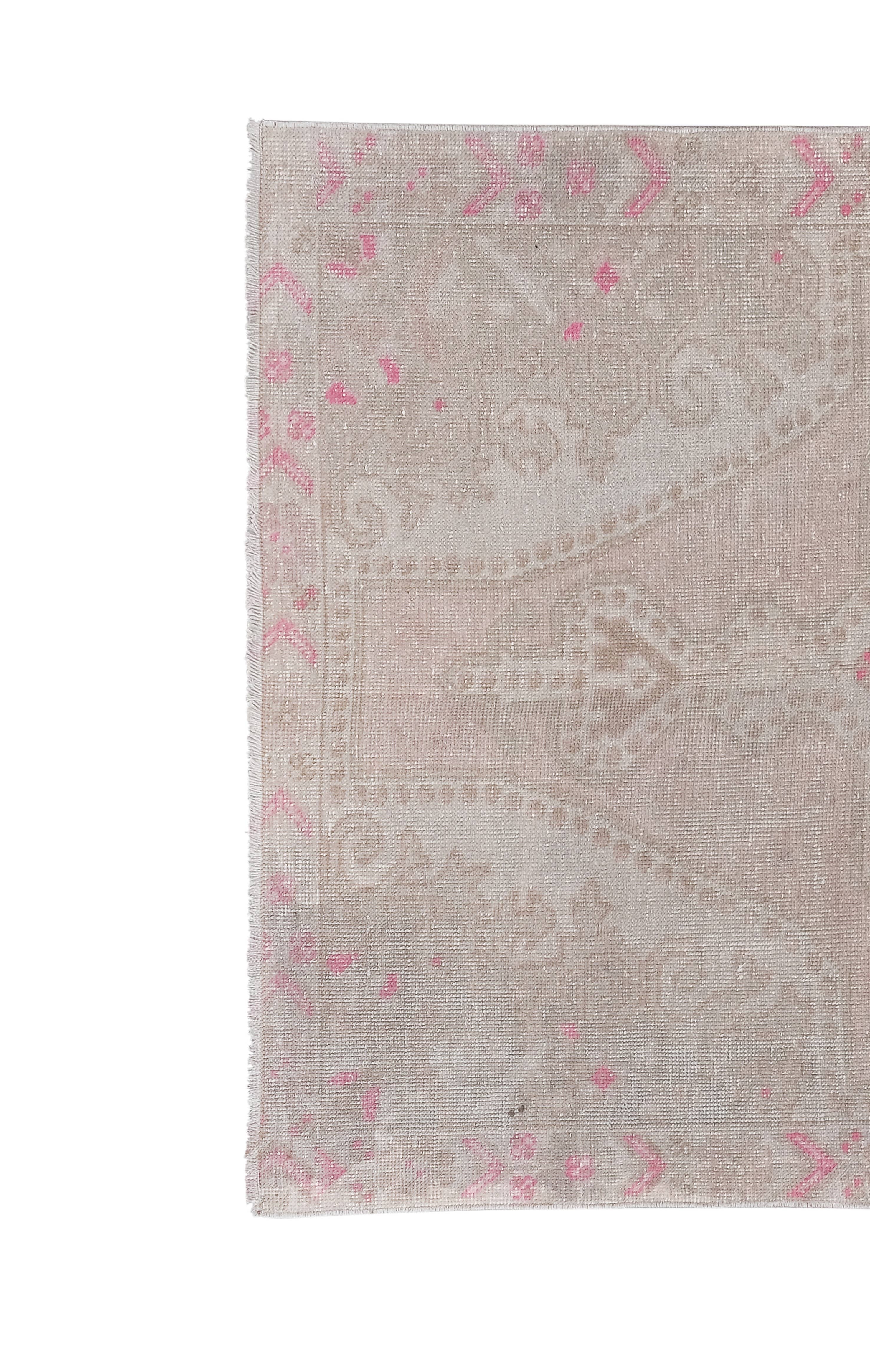 Vintage Oushak Rug 4'1'' x 7'1''