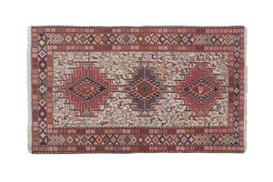Vintage Turkish Soumac Rug 3'11'' x 6'3''