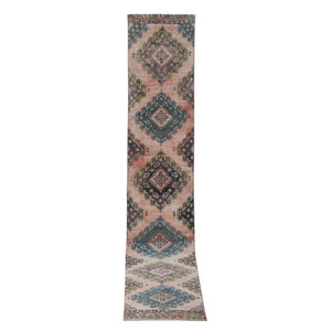 Vintage Turkish Anatolian Runner Rug 2'11'' x 16'2''