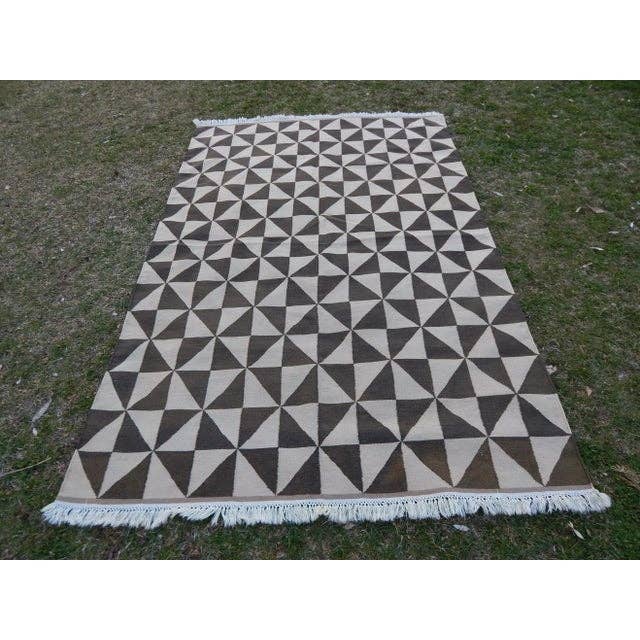 Vintage Turkish Kilim Rug 4'3'' x 6'8''