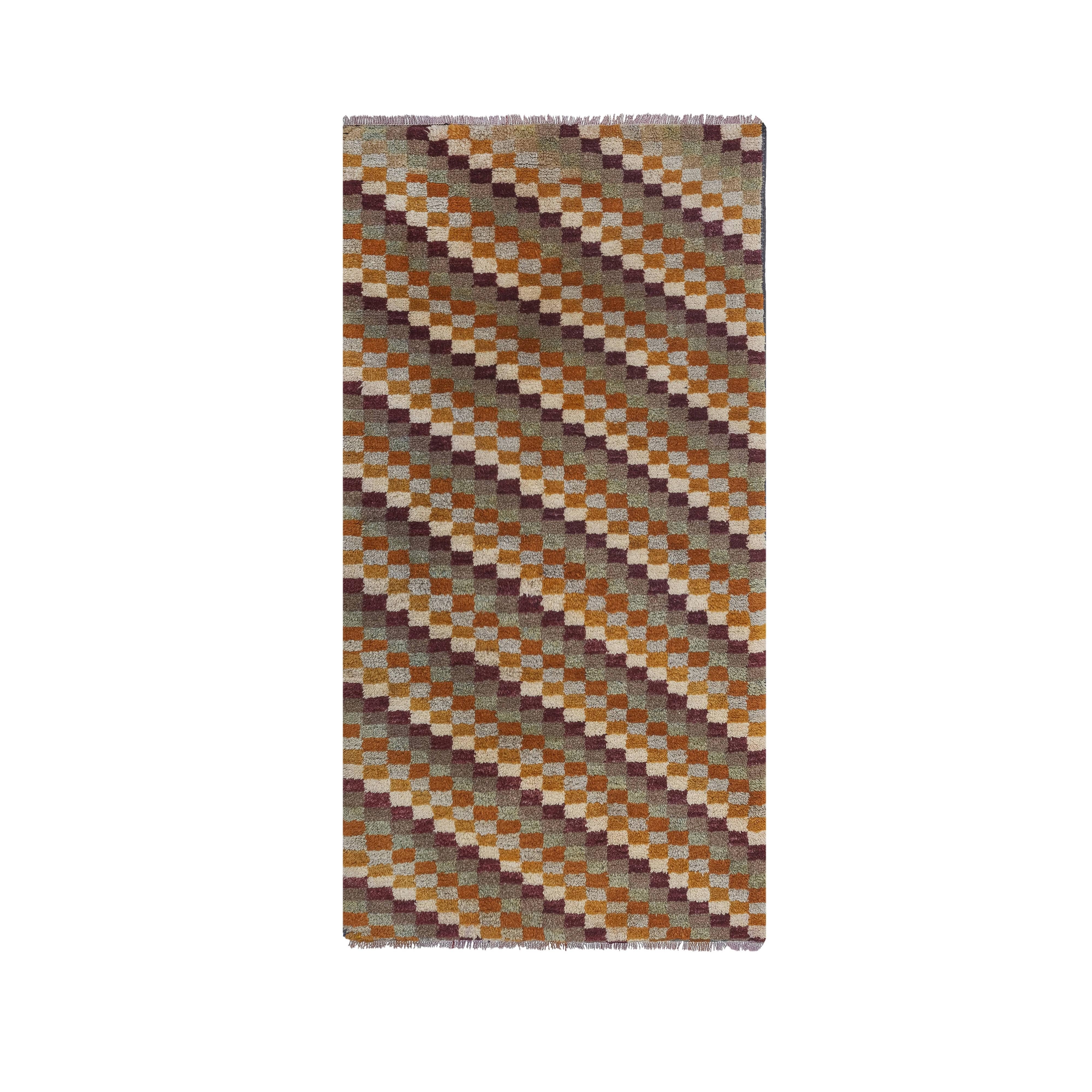 Vintage Turkish Tulu Rug 2'6'' x 5'1''
