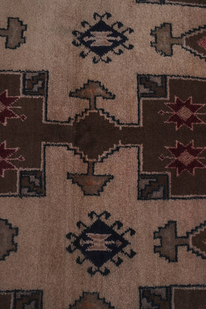 Vintage Turkish Karapinar Rug 4'6'' x 8'