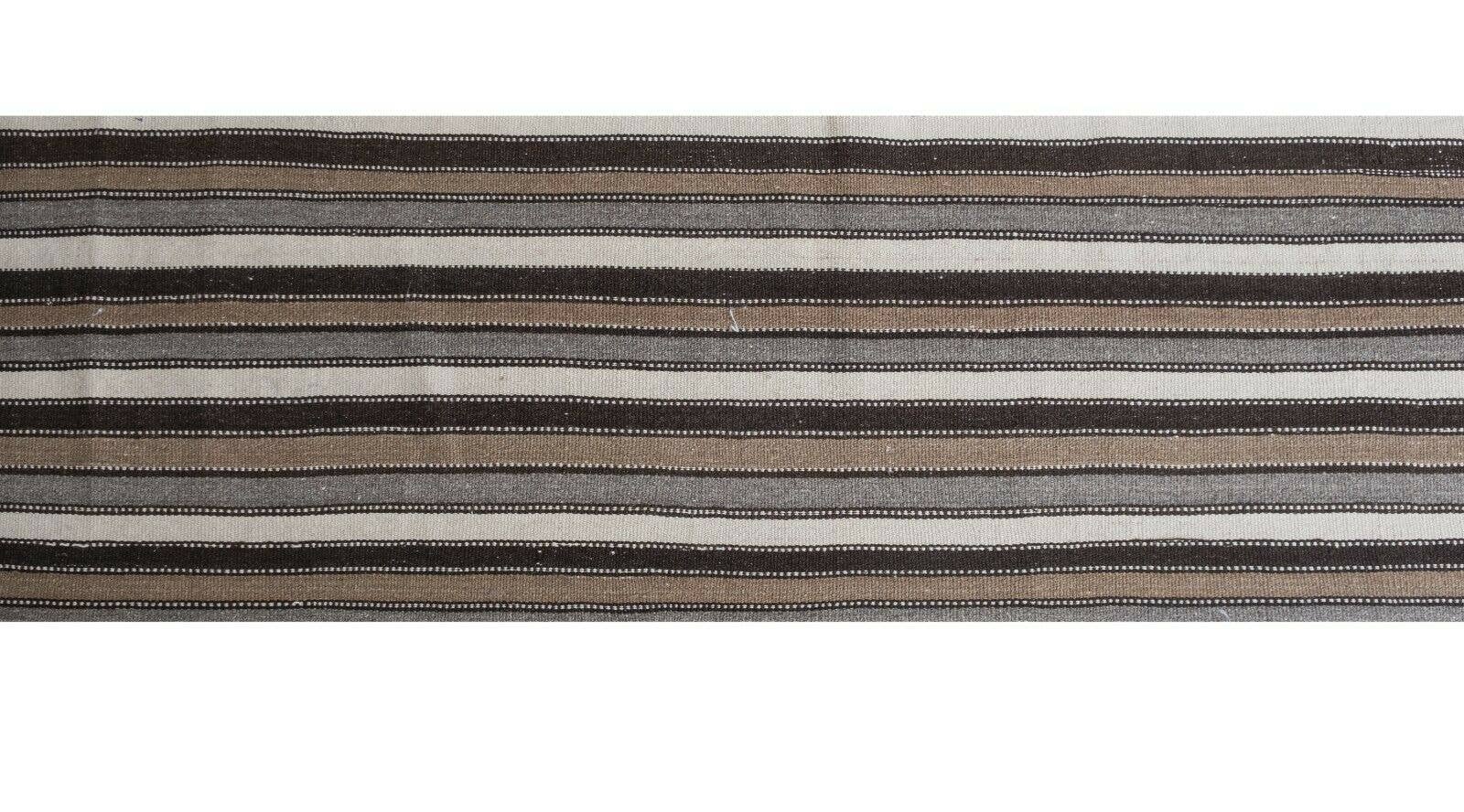 Vintage Turkish Kilim Runner 1'10'' x 23'10''