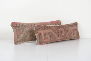 Rug Pillow Cover Set of 2 | 9'' x 22''