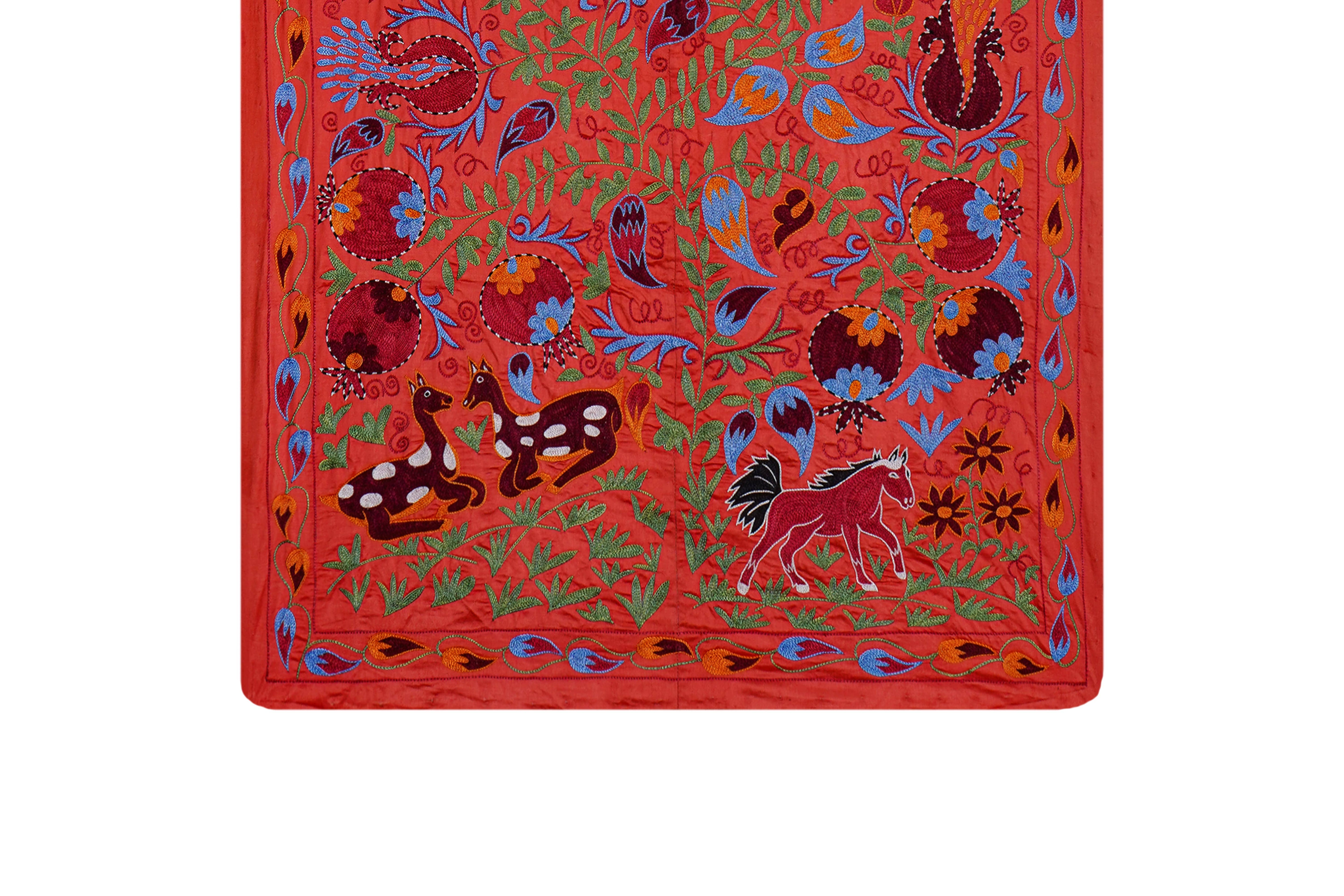 Suzani Wall Hanging & Bedspread 3'4'' x 6'1''