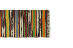 Vintage Turkish Kilim Runner 2'5'' x 10'10''