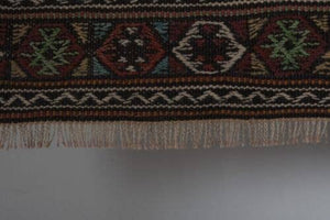 Vintage Turkish Soumac Kilim Rug 3'6'' x 6'1''