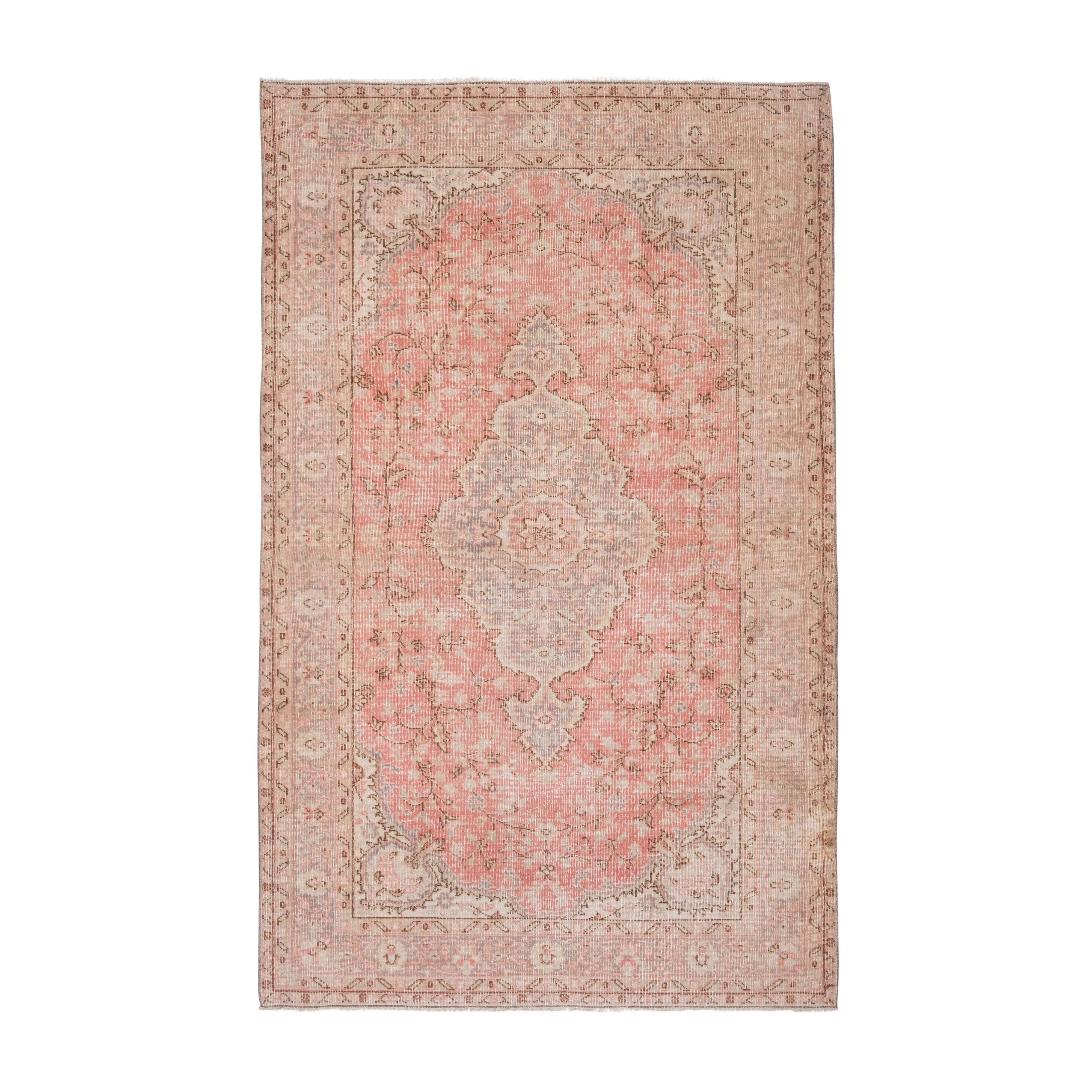 Vintage Turkish Rug 6'1'' x 8'9''