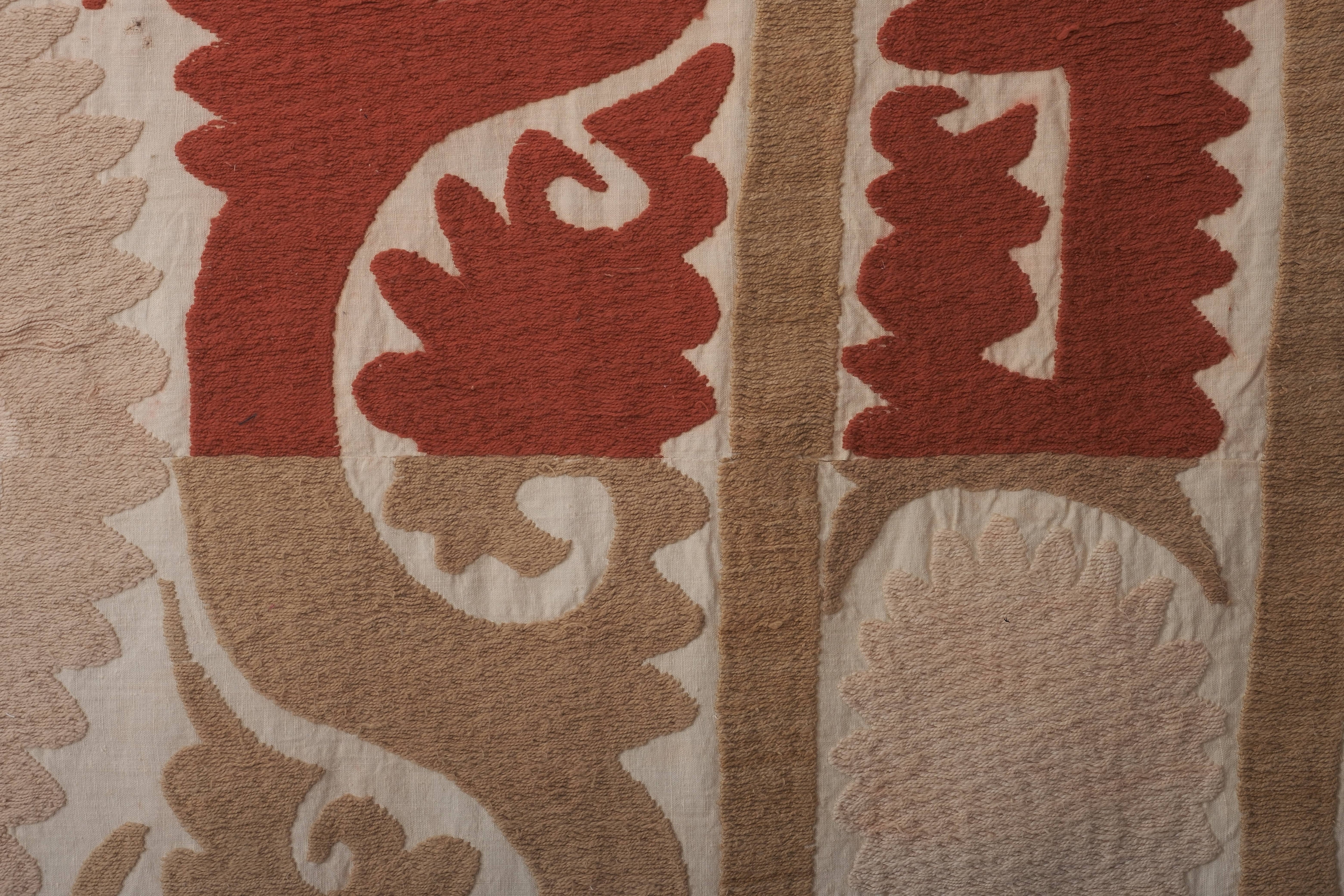 Camel Suzani Wall Hanging & Bedspread | 7'7'' x 12'4''