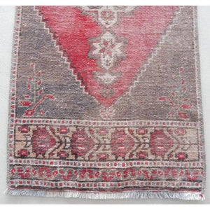 Vintage Turkish Rug 19'' x 54''