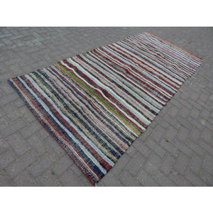 Vintage Turkish Anatolian Rug 4'3'' x 9'3''