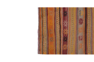 Vintage Turkish Kilim Runner 2'3'' x 8'10''