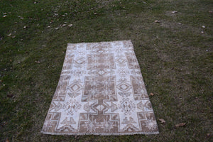 Vintage Oushak Rug 3'8'' x 6'3''