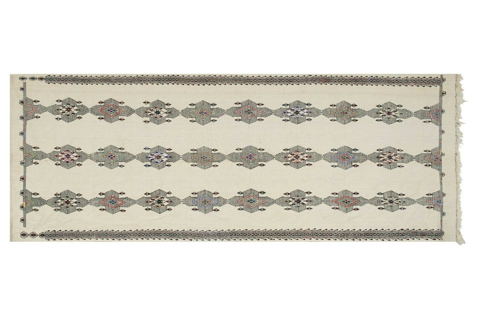 Vintage Turkish Jajim Runner 4'9'' x 12'8''
