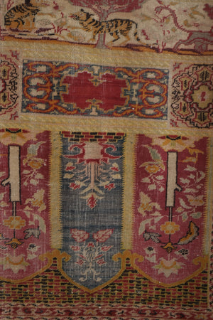 Vintage Turkish Rug 3'9'' x 6'