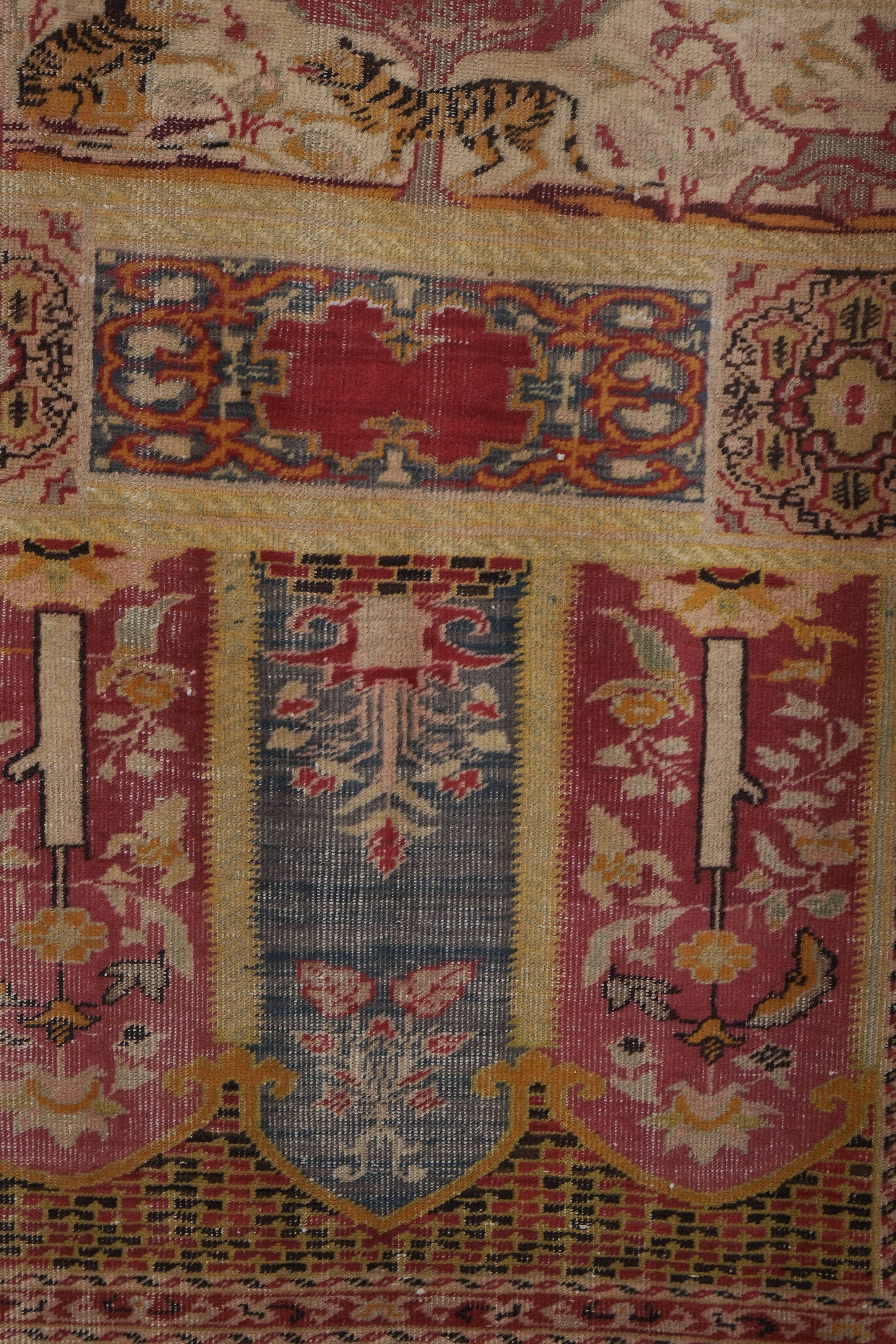 Vintage Turkish Rug 3'9'' x 6'