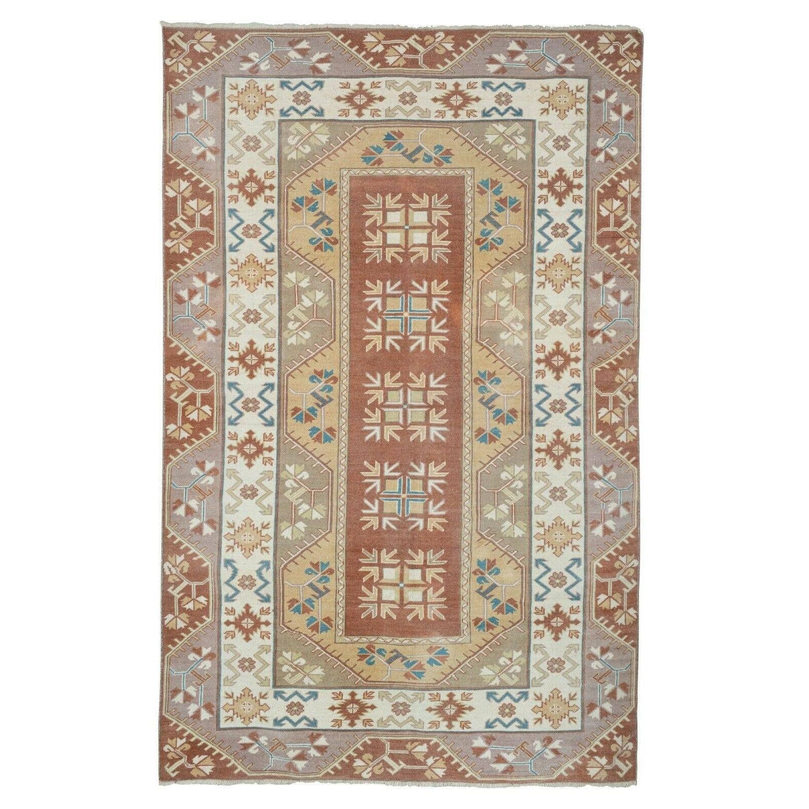 Vintage Oushak Rug 5'1'' x 7'9''