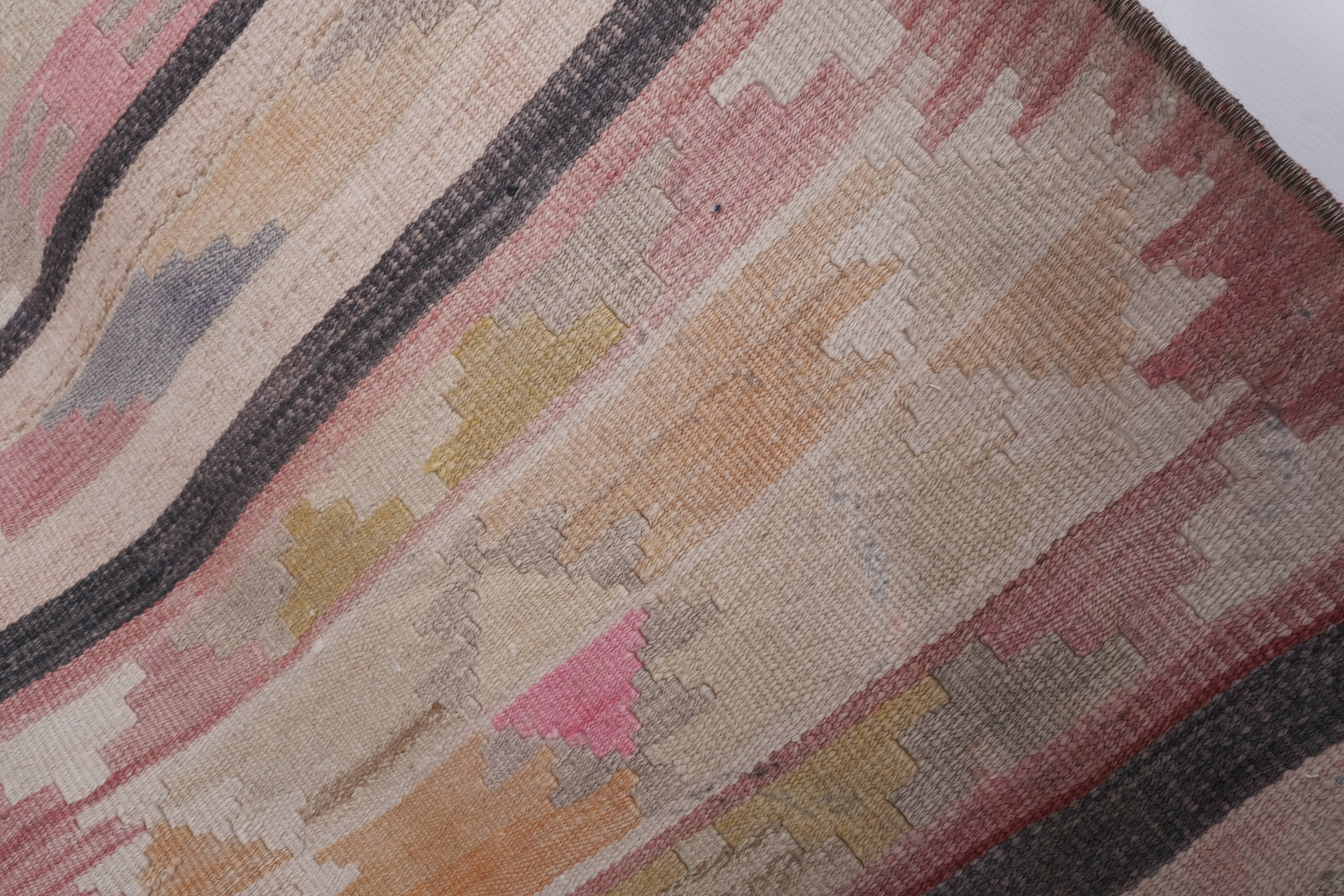 Vintage Turkish Kilim Runner 2'3'' x 22'2''