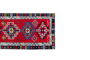Vintage Herki Runner Rug 2'5'' x 12'1''