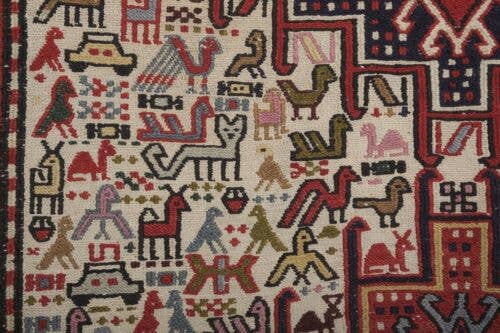 Vintage Turkish Soumac Rug 3'11'' x 6'3''