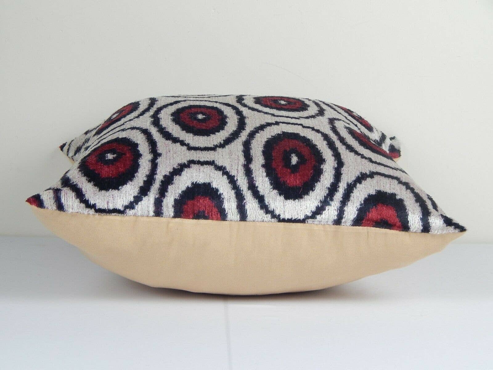 Silk Ikat Velvet Pillow Cover | 18'' x 19''