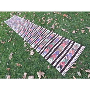 Vintage Turkish Runner Rug 2' x 10'11''