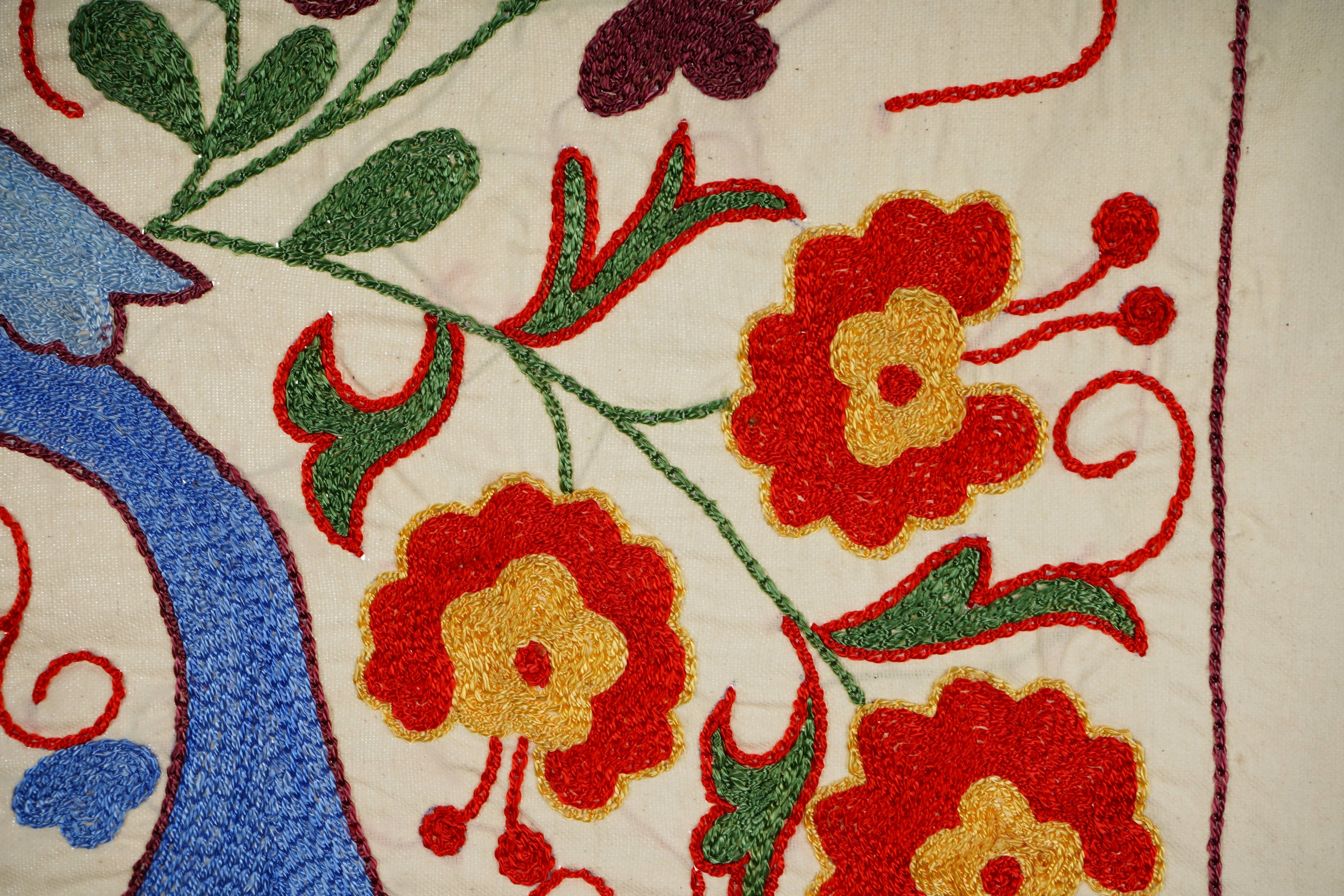 Suzani Wall Hanging & Tablecloth | 17'' x 37''