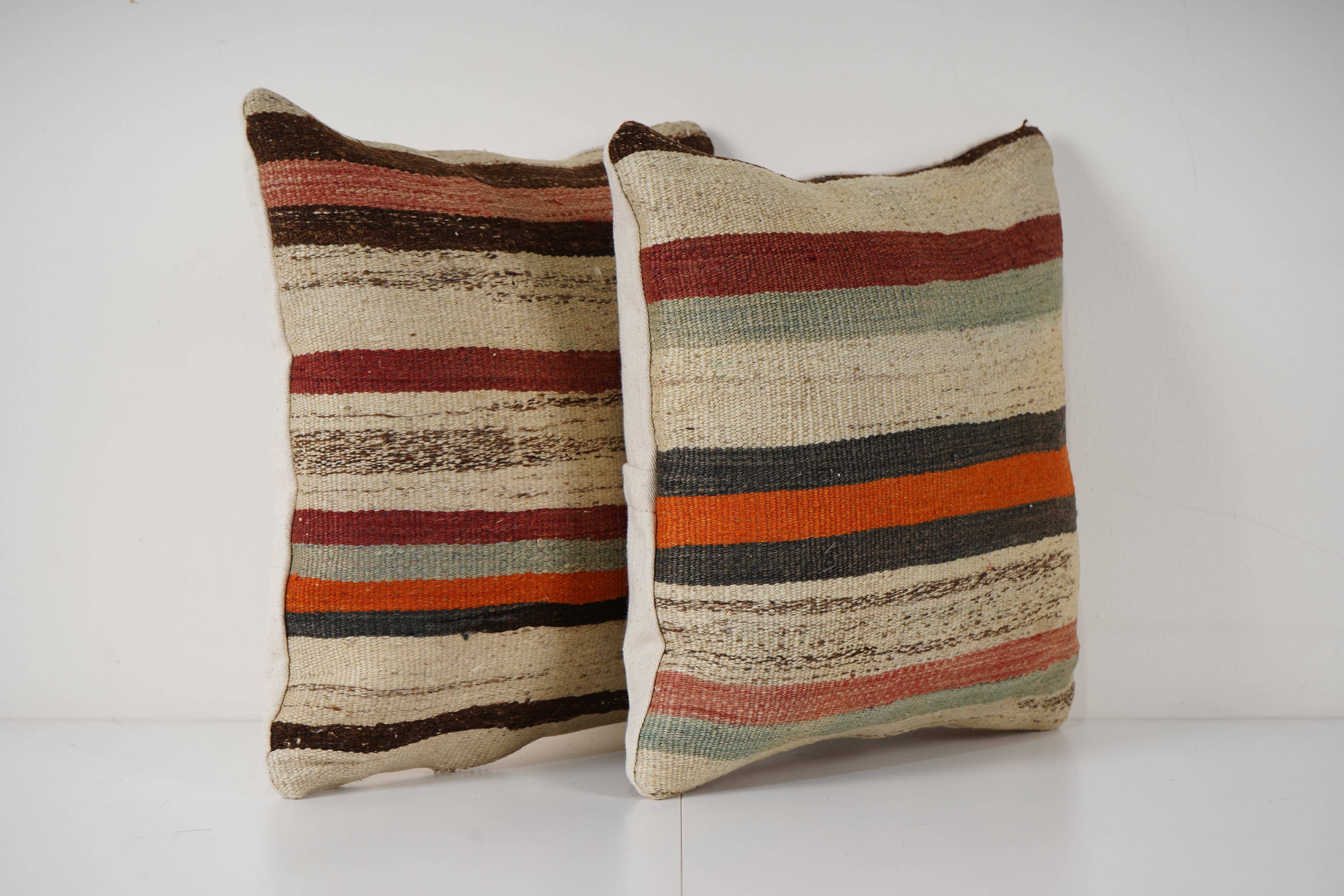 Kilim Pillow Cover Set of 2 | 16'' x 16''