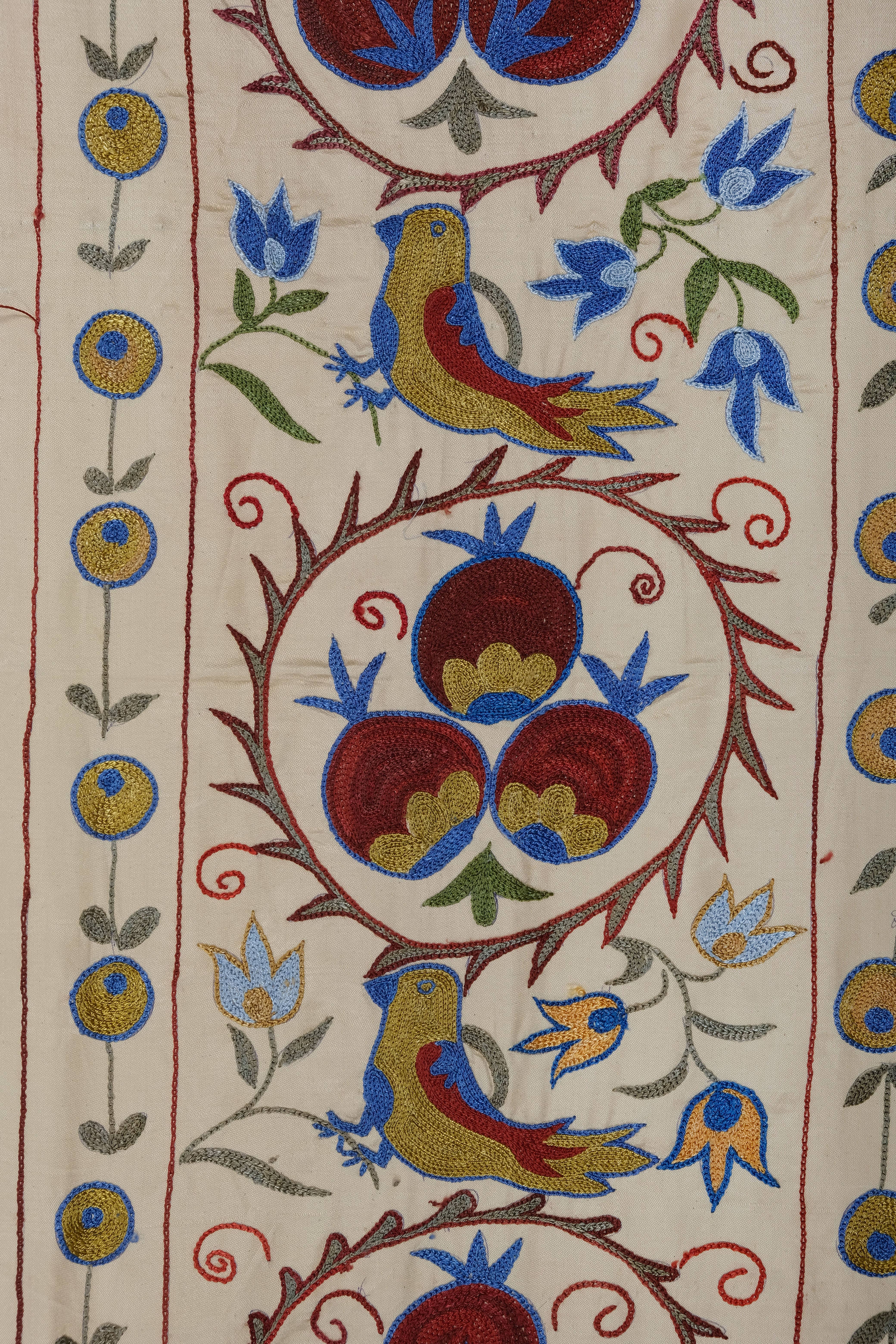 Bird Suzani Table Runner | 1'9'' x 6'2''