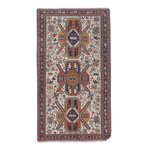 Vintage Turkish Soumac Rug 3'4'' x 6'4''