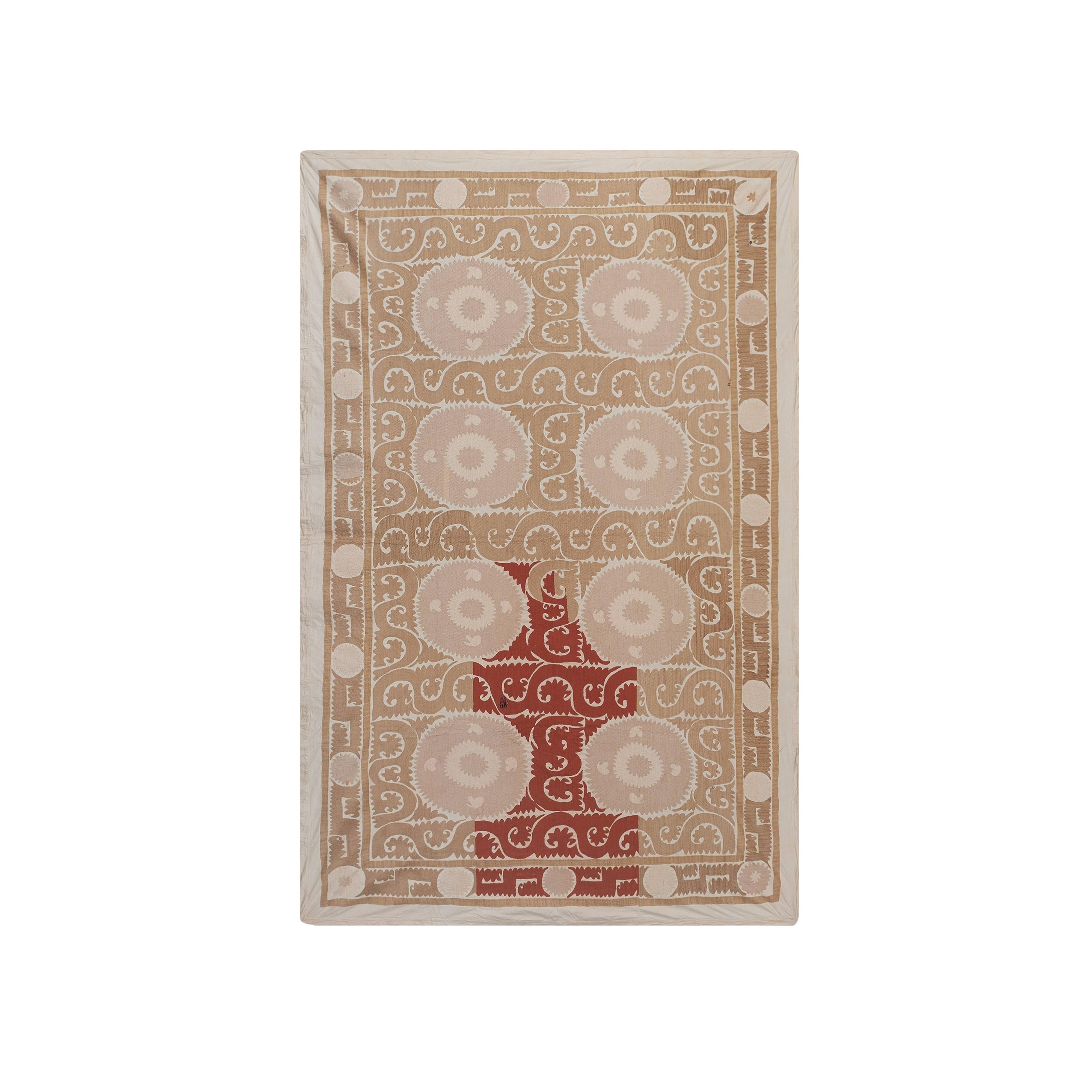 Camel Suzani Wall Hanging & Bedspread | 7'7'' x 12'4''
