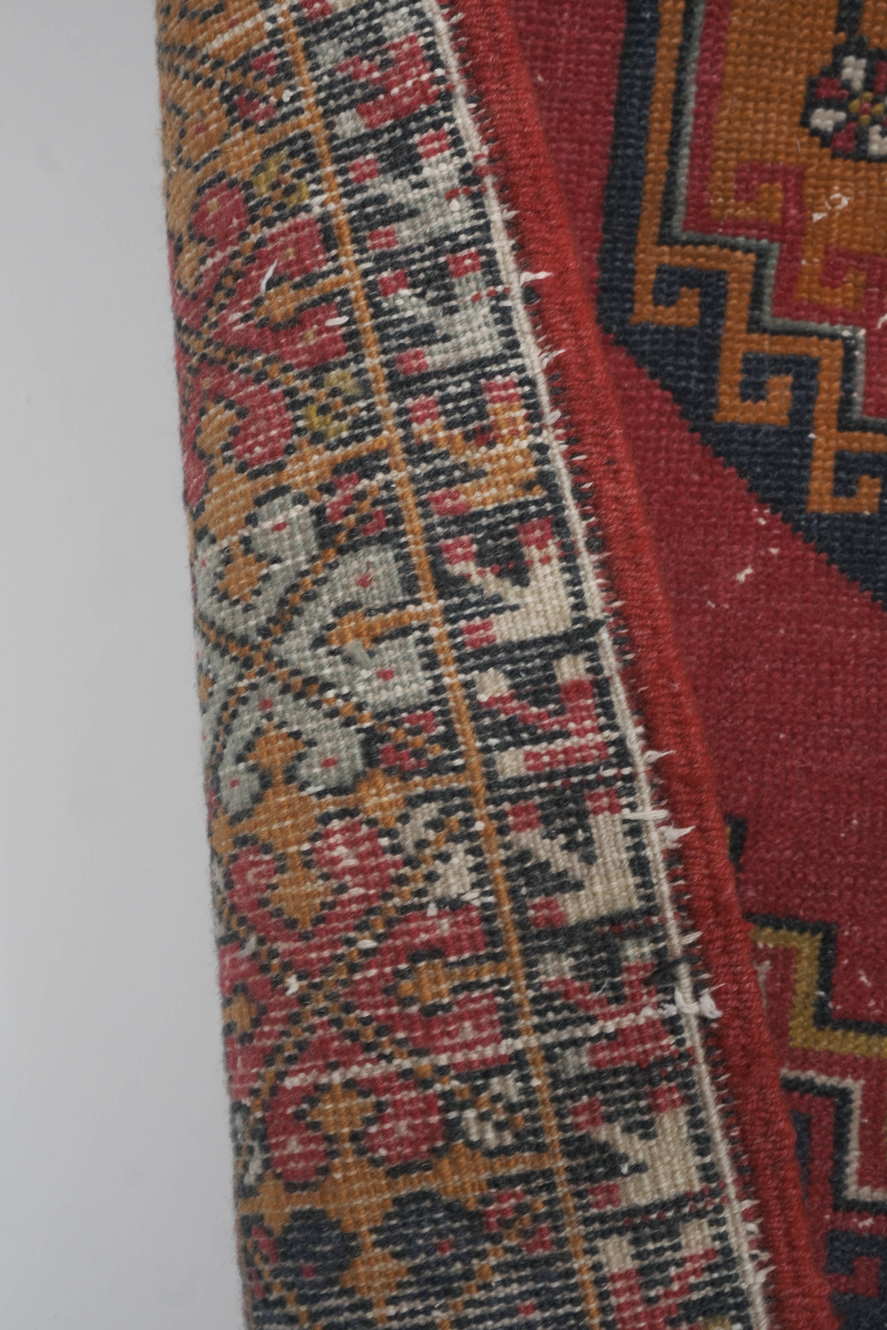 Vintage Turkish Anatolian Rug 3'7'' x 5'5''