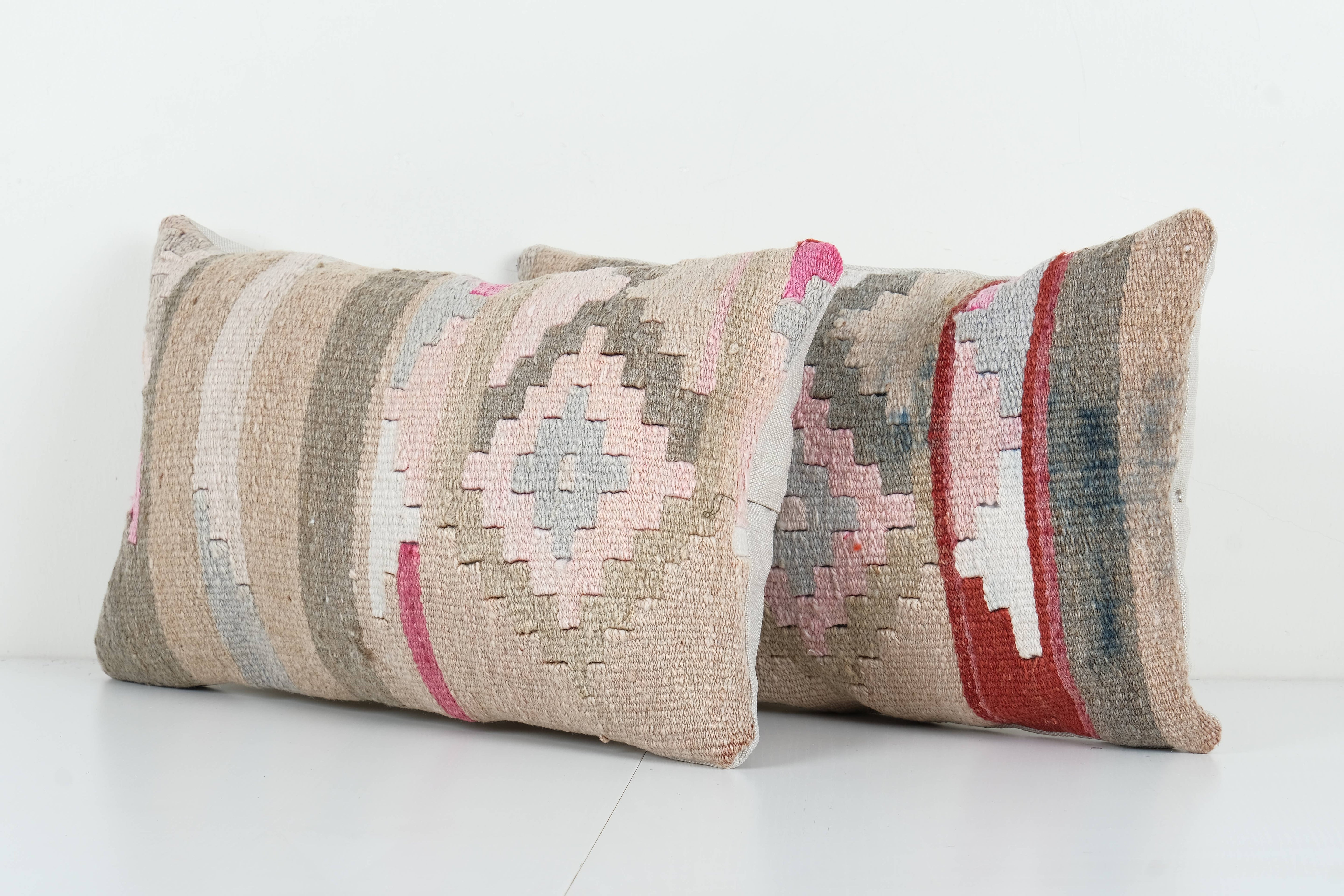 Kilim Pillow Cover Set of 2 | 12'' x 18''