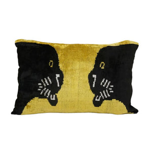 Silk Ikat Velvet Pillow Cover | 16'' x 24''
