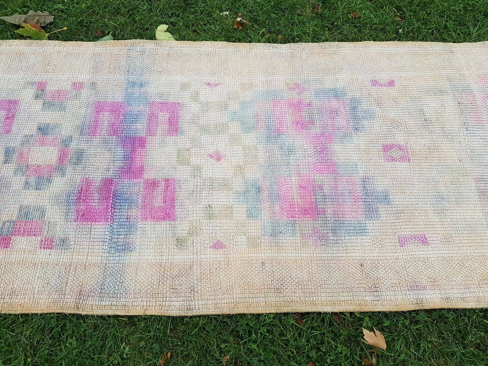 Vintage Oushak Runner 3' x 16'2''