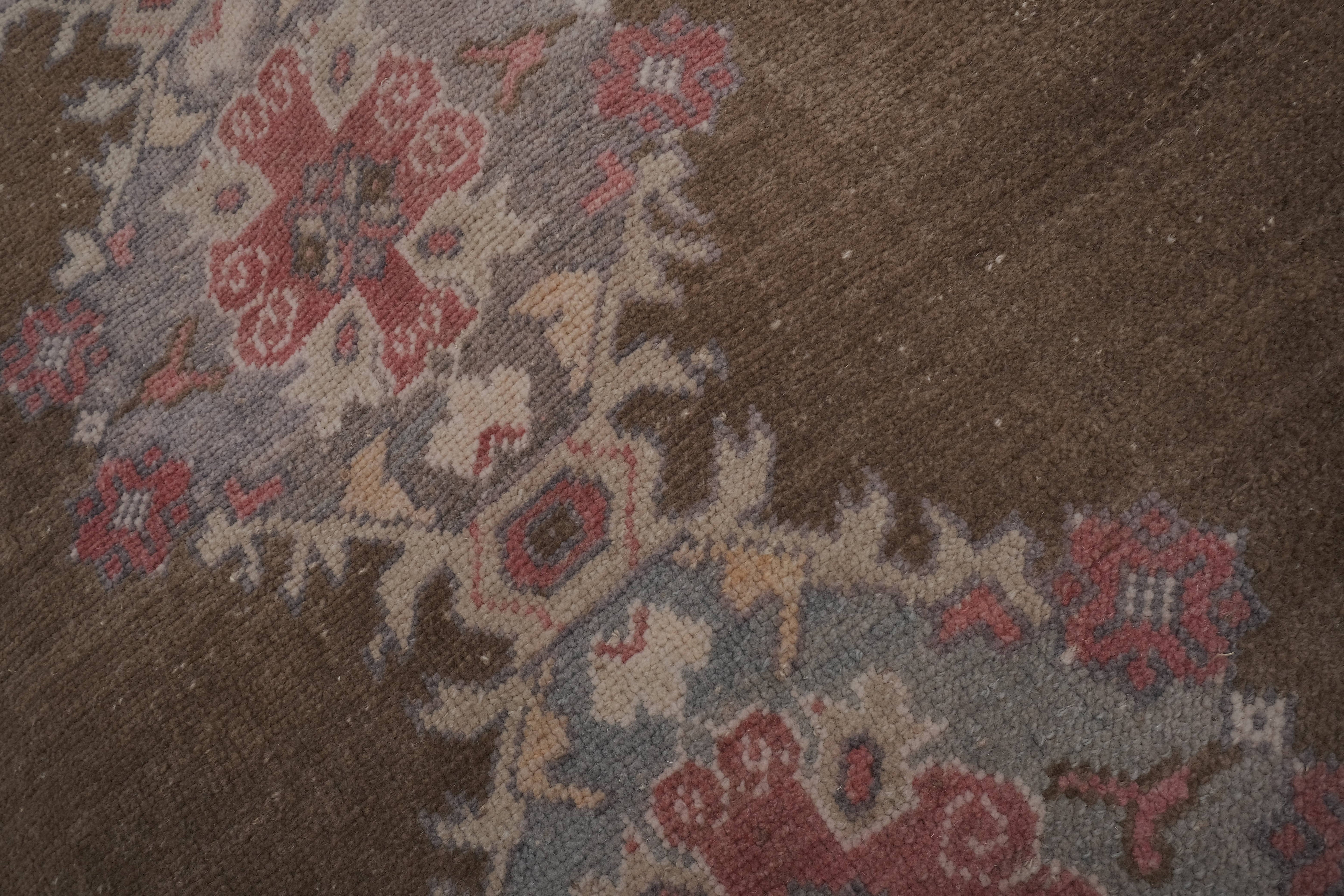Vintage Turkish Karapinar Runner Rug 3'8'' x 8'11''