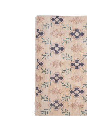 Vintage Turkish Karapinar Runner Rug 4'2'' x 9'2''