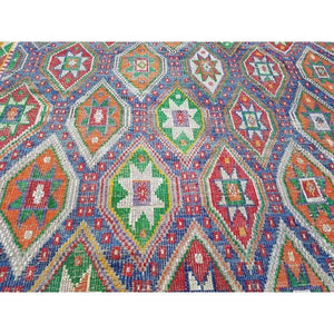 Vintage Turkish Kilim Rug 6'1'' x 7'5''