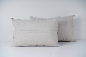 Uzbek Roller Printed Pillow Cover Set of 2 | 15'' x 22''